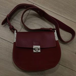 Massimo dutti red crossbody